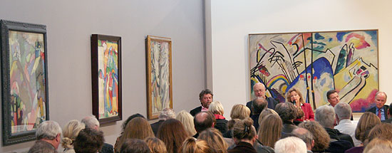 großes Interesse an der Ausstellung: Pressekonferenz am 23.10.2008(Foto: MartiN Schmitz)